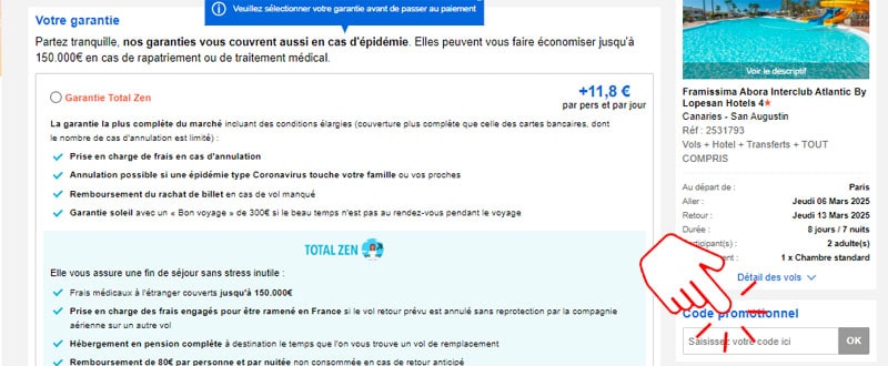 Code promo Promovacances