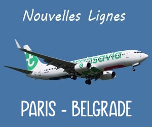Bon plan Nouvelle ligne Transavia : Paris Orly – Belgrade à partir de 65€ TTC l’aller simple