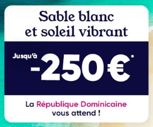 Code promo Code promo de jusqu'à 250€ sur les séjours en République dominicaine