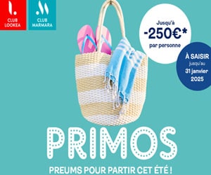 Bon plan Primos Clubs tout compris : jusqu’à -250 euros par personne : Espagne , Grèce , Italie , Corse …