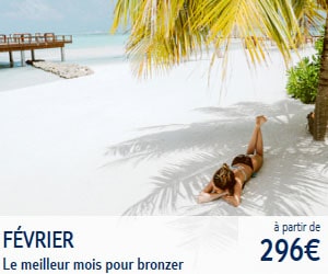 Bon plan Vacances de février : des vacances en club vols + transferts + tout compris dès 296€/pers.