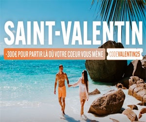 Code promo Saint-Valentin : Jusqu'à - 300€ de réduction/dossier sur une sélection de séjours en Clubs