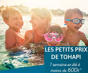 Bon plan Les petits prix d'été de Tohapi à moins de 600€ la semaine