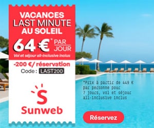 Code promo Code promo de 200€ de réduction SUPPL. par personne