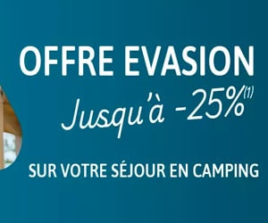 Bon plan Jusqu'à -25% sur plus de 300 destinations en camping avec Tohapi