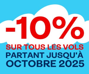 C’est le moment ou jamais ! 10% de réduction immédiate sur tous les vols TUIFly Belgique | Billets d'avion dès 69,99 €/pers