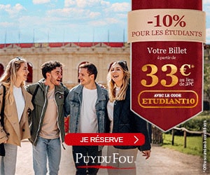 Code promo Code promo Puy du Fou -10% pour les étudiants