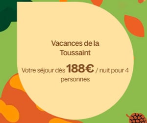 Bon plan Vacances de la Toussaint à Center Parcs, dès 188€ / nuit pour 4 personnes