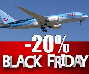 Code promo Black Friday Sale : 20% de réduction immédiate sur TOUS les vols + billets d'avion à partir de 49,99 €