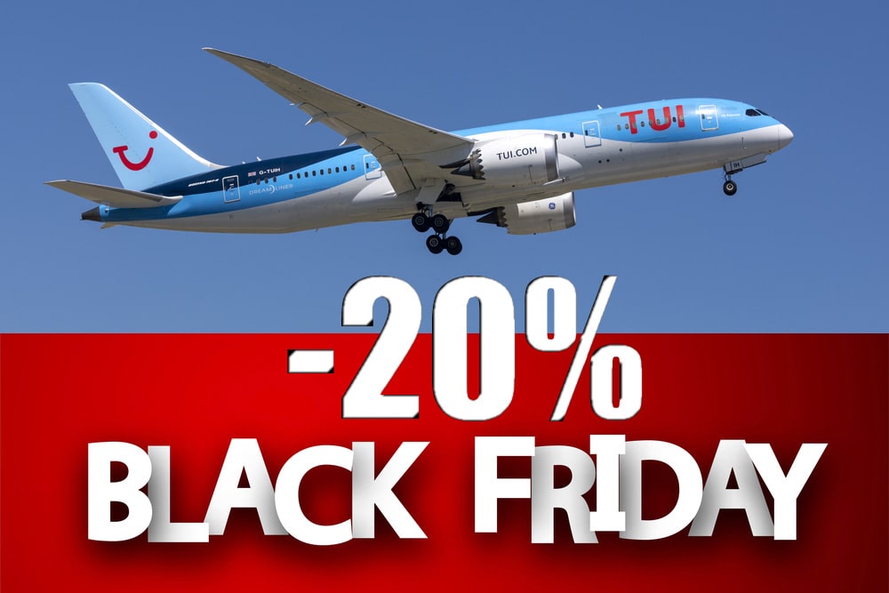 Black Friday Sale : 20% de réduction immédiate sur TOUS les vols + billets d'avion à partir de 49,99 €