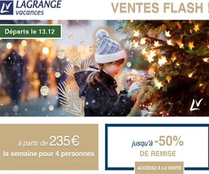 Bon plan Ventes Privées: Montagne, Ski et fondues jusqu'à -50% en résidence Lagrange (dès 235€ la semaine pour 4 personnes)