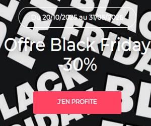 Code promo Black Friday : 30% de réduction avec code promotionnel