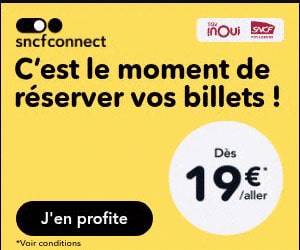 Bon plan Vente Flash 100 000 billets à prix exceptionnel, dès 19 € en 2de et 29 € en 1re classe