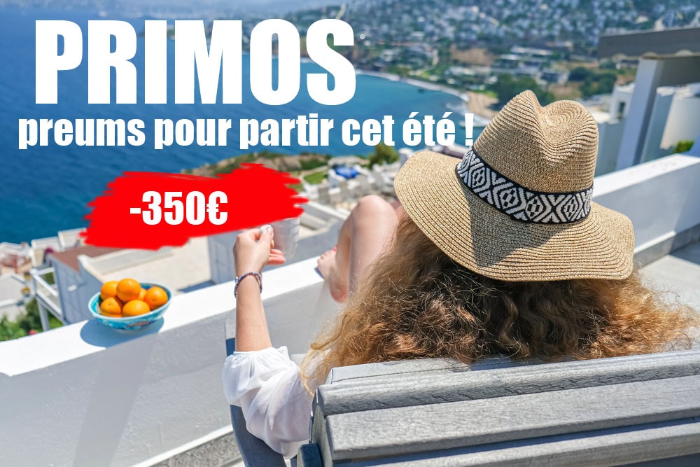 PRIMOS Vacances été 2026 : jusqu’à -2350€ par personne pour partir cet été en club tout compris ou circuit organisé