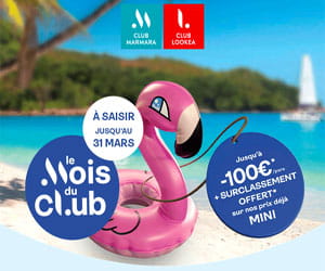 Espagne : jusqu'à -100€/pers. sur les Clubs Marmara et Clubs Lookéa