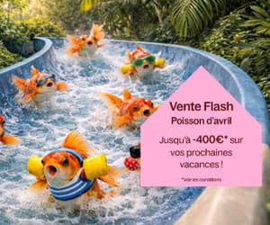 VENTE FLASH jusqu'à -400€ sur vos prochaines vacances