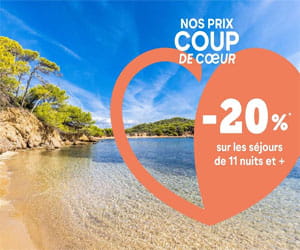 Bon plan Offre Longs Séjours : jusqu'à -20% sur les séjours de minimum 11 jours