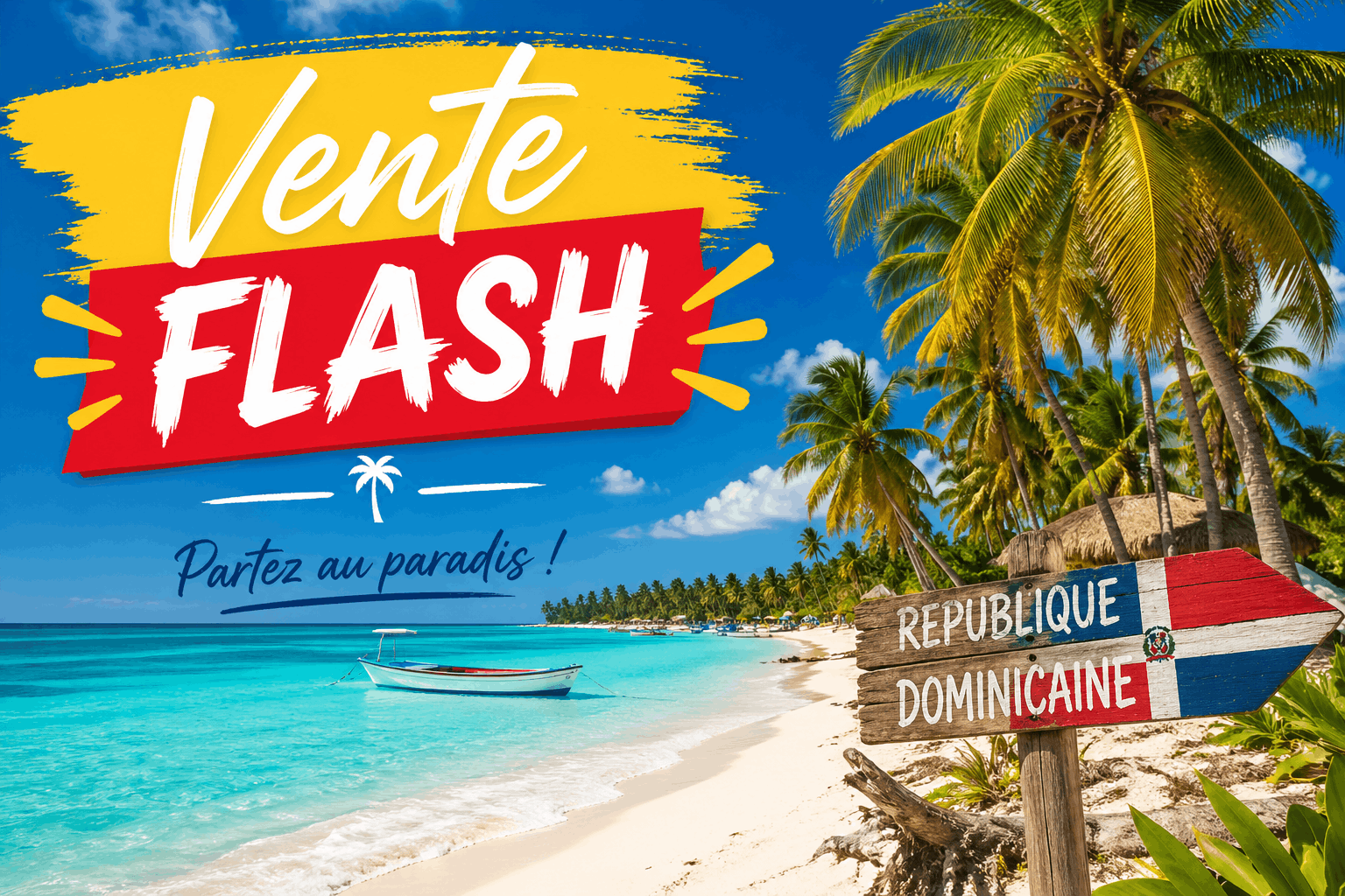 ⚡VENTE FLASH République Dominicaine : séjours 4* ou 5* TOUT INCLUS dès 1049€ par personne