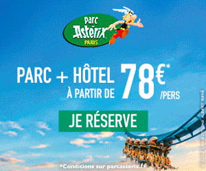 Bon plan EXCLU WEB ! Parc Asterix + Hôtel à partir de 78€ par personne