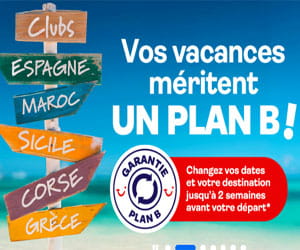 Réservez dès maintenant et changez d'avis SANS FRAIS jusqu'à 15 jours du départ