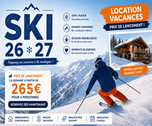 Bon plan 2026/2027 Résidences au pied des pistes à partir de 265€ le logement