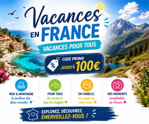 Code promo Code promo de jusqu'à 100€ de réduction sur vos vacances avec Madame Vacances