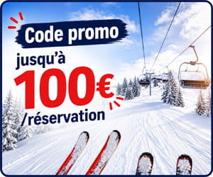 Bon plan Ski avec une nuit GRATUITE | Jusqu'à - 65% + CODE PROMO de 100 € ou 35 € de réduction par réservation