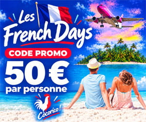 Code promo LES FRENCH DAYS Sunweb - 50€ de réduction par personne sur vos Vacances au Soleil
